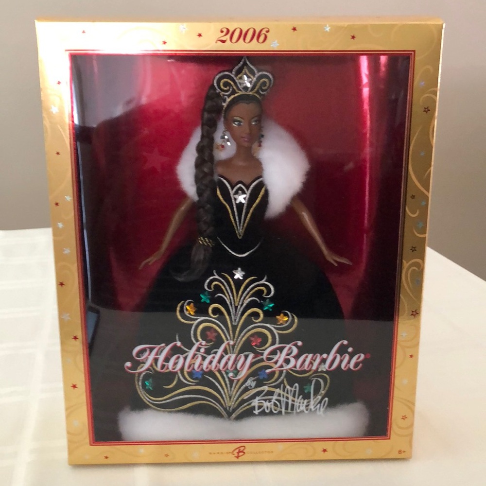 2006 Holiday Barbie African American by Bob Mackie